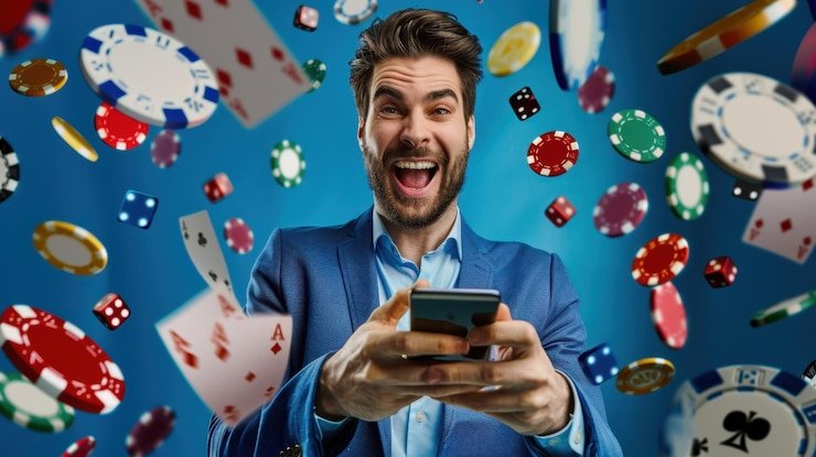 Ilustrasi dompet digital v23 di ponsel
